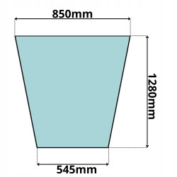 SZYBA PRZEDNIA CZOŁOWA PRZÓD XCMG ZL30G ZL50G (0015)