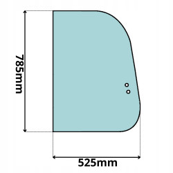SZYBA BOCZNA GÓRNA PRZÓD PRAWA SUNWARD SWE15 17 18 (0021)