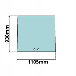 SZYBA PRZEDNIA GÓRNA CZOŁOWA KRAMER 318 418 1998- (0050)