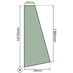 SZYBA PRZÓD PRZEDNIA BOCZNA BOK PRAWA LEWA XCMG ZL30G ZL50G (0064)