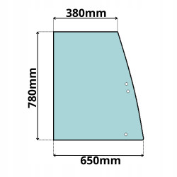 SZYBA BOCZNA PRAWA LEWA JUNGHEINRICH EFG 425 430 (0082)