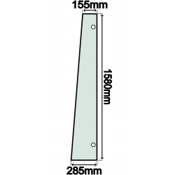 SZYBA BOCZNA LEWA DRZWI YANMAR VIO 20 23 25 45 55 (0084)