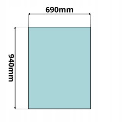 SZYBA PRZEDNIA SCHAEFF SKL ZEPPELIN ZL65 ZL80  (0090)