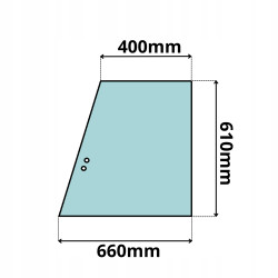SZYBA BOCZNA W DRZWI LINDE 394 H40 H45 H50 (0295)