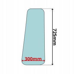 SZYBA BOCZNA TYŁ LEWA PRAWA HYUNDAI 20 25 30 33-7 (0505)
