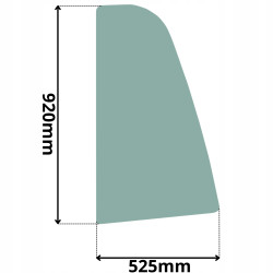 SZYBA BOCZNA LEWA MANITOU MLT MRT MT TURBO SL HSL (0524)