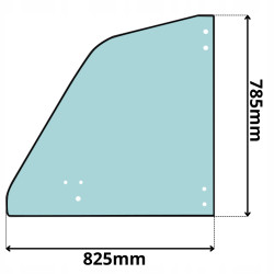 SZYBA DRZWI GÓRNA LEWA MERLO PANORAMIC ROTO MF MPR (0553)