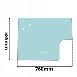 SZYBA TYLNA MANITOU MLT128-MLT940 MT728-MT1745 MVT (0342)