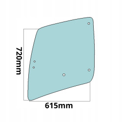 SZYBA LEWA DRZWI GÓRNA MANITOU MT MLT (0352)