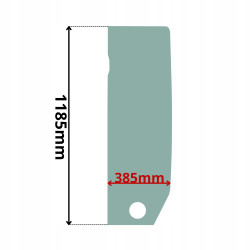 SZYBA BOCZNA LEWA TAKEUCHI TB228 TB235 TB250 2009- (0624)
