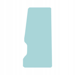 SZYBA LEWA PRAWA DRZWI BOCZNA JCB 407 408 409 410 (0389)