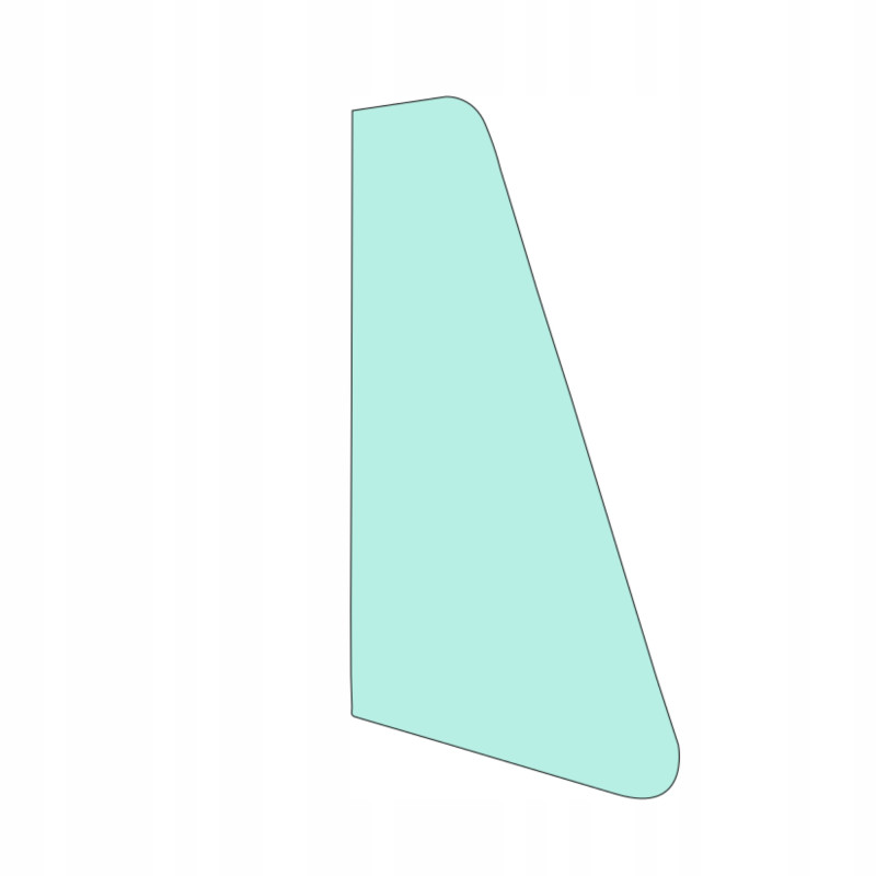 SZYBA LEWA/PRAWA TYLNA BOCZNA NAROŻNA CAT 416-446 416B-446B (0431)