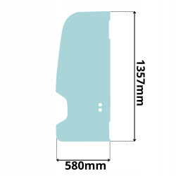 SZYBA BOCZNA LEWA DRZWI TAKEUCHI TB014 TB016 TB219 (0437)
