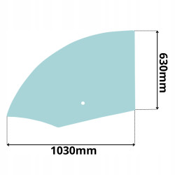 SZYBA W DRZWI LEWA GÓRNA CLAAS SCORPION 6030 CP (0441)