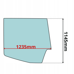 SZYBA BOCZNA PRAWA TEREX FUCHS MHL RHL SERIA 300 (0465)