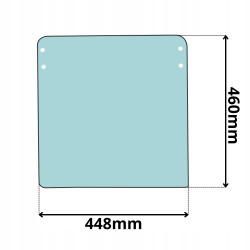 SZYBA GÓRNA OPUSZCZANA DRZWI BELL B25D-B50D 01-12 (0489)