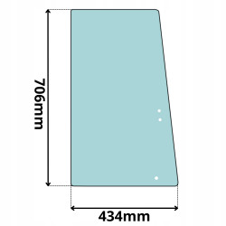 SZYBA LEWA PRAWA GÓRNA BOCZNA TYLNA HYUNDAI 30D-7E (5027)