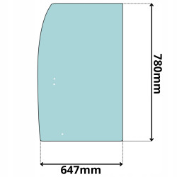 SZYBA BOCZNA PRAWA LEWA JUNGHEINRICH EFG 425 430 (5037)