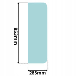 SZYBA BOCZNA DRZWI LEWA TYLNA COMBILIFT C4000 4500 (5074)