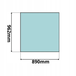 SZYBA CAT TYŁ TYLNA GÓRNA SERIA C D (0029)