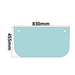 SZYBA PRZÓD DOLNA CZOŁOWA KOMATSU PCPW-7 2003-06 (0479)