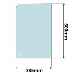 SZYBA BOCZNA PRAWA LEWA GÓRNA DRZWI LINDE H20 25 30 H35 (5222)