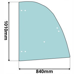SZYBA BOCZNA PRAWA KRAMER 750 850 950 1150 KL2732 (0619)