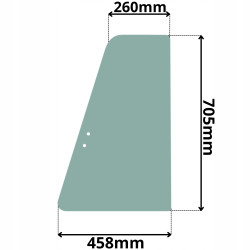 SZYBA BOCZNA PRZESUWNA PRZÓD LEWA PRAWA HC HANGCHA (G-0002)