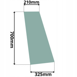 SZYBA BOCZNA LEWA PRAWA TYLNA CLAAS TARGO K50 K60 K70 (G-0013)