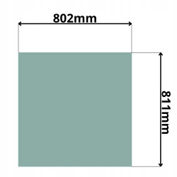 SZYBA TYŁ VOLVO EC15 EC17 18 EC20 EC27 C D E ECR25 (G-0387)