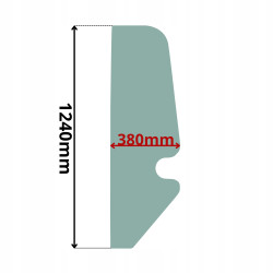 SZYBA BOCZNA LEWA JCB 505-20 525-60 527-58 AGAGRI (0629)