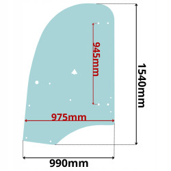 SZYBA BOCZNA LEWA PRAWA KRAMER 580 680 880 (0170)