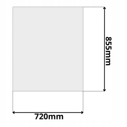 SZYBA CZOŁOWA GÓRNA PRZÓD KUBOTA KX36-161 U35-U50 (G-0084)
