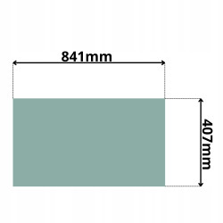 SZYBA CZOŁOWA PRZEDNIA DOLNA BOBCAT (G-0316)