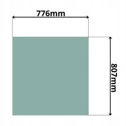 SZYBA PRZEDNIA CZOŁOWA GÓRNA CAT SERIA 300BBL 98- (G-0192)