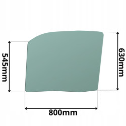 SZYBA LEWA DRZWI GÓRNA MANITOU (G-0131)