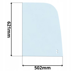 SZYBA PRAWA PRZEDNIA PRZESUWANA CAT 302.7D CR (G-0151)