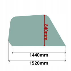SZYBA BOK BOCZNA PRAWA BOBCAT MASSEY FERGUSON (G-0416)