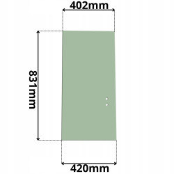 SZYBA BOCZNA PRZESUWANA LEWA PRAWA CAT (G-0281)