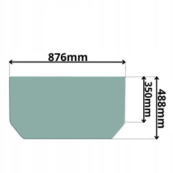SZYBA PRZEDNIA CZOŁOWA DOLNA TAKEUCHI (G-0203)