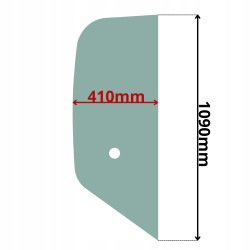 SZYBA BOCZNA PRAWA KOMATSU (0319)