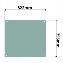 SZYBA CZOŁOWA PRZEDNIA YANMAR (G-0234)