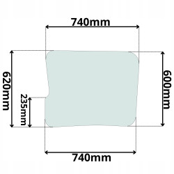 SZYBA DACHOWA DACH LINDE (K-0234)