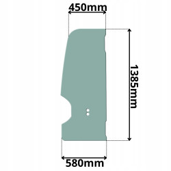 SZYBA DRZWI LEWA TAKEUCHI (G-0349)