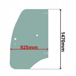 SZYBA DRZWI LEWE CASE NEW HOLLAND (0449)