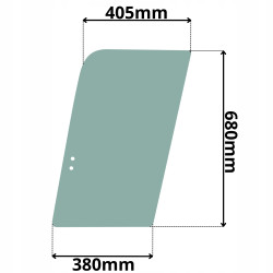 SZYBA LEWE DRZWI PRZESUWANA PRZEDNIA KOMATSU (K-0083)