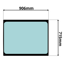 SZYBA TYLNA CAT WACKER NEUSON (G-0254)-SITODRUK