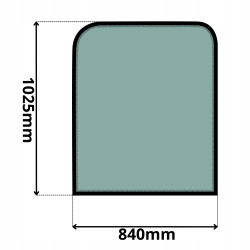 SZYBA CAT PRZEDNIA CZOŁOWA GÓRNA 307-349 SERIA C D MOROOKA (0030)-SITODRUK