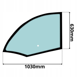 SZYBA W DRZWI LEWA GÓRNA CLAAS SCORPION 6030 CP (0441)-SITODRUK