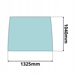 SZYBA PRZEDNIA TEREX CASE FERMEC (0444)